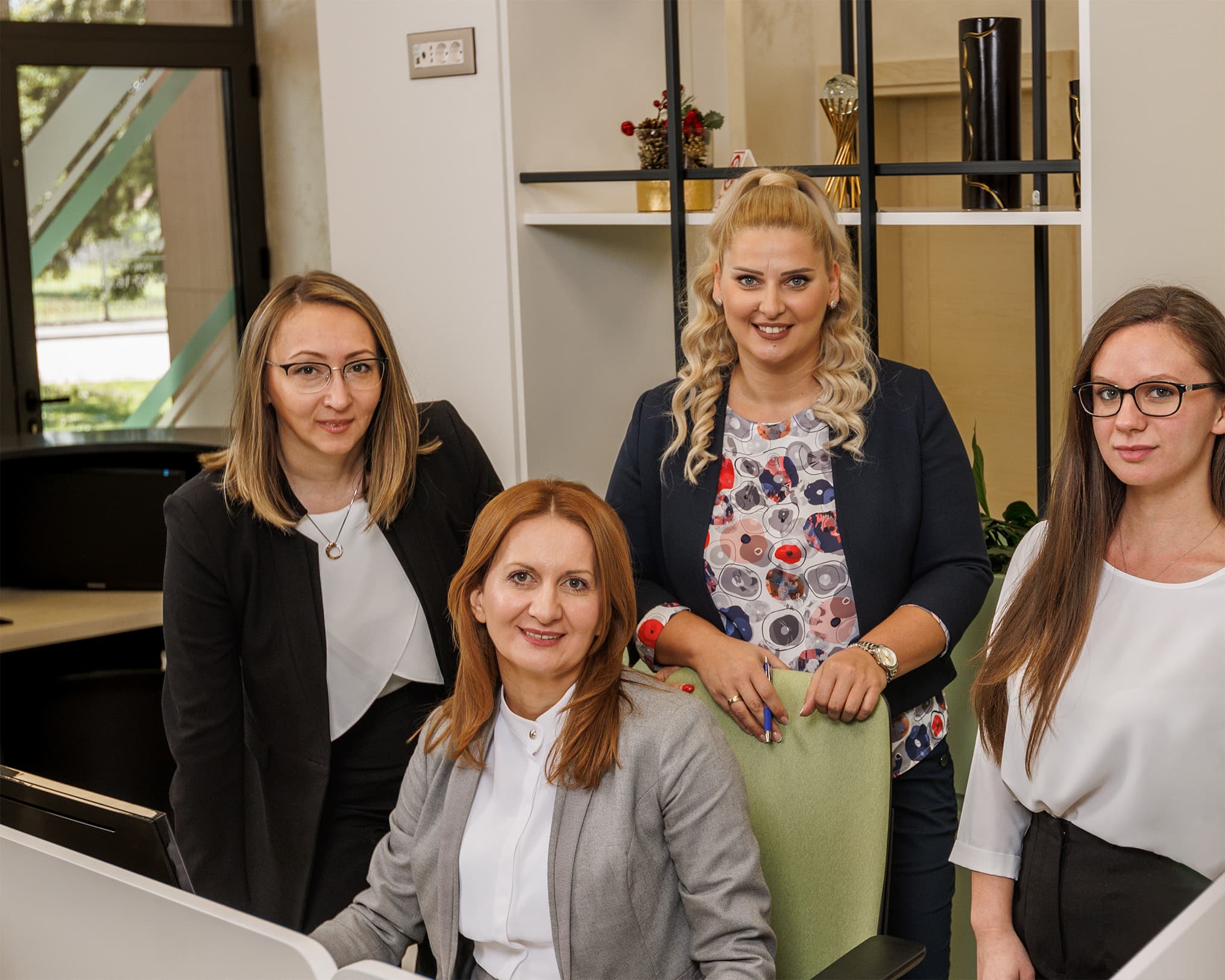 Članovi tima u prostorijama računovodstvene agencije PROFI COM iz Nikšića